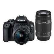 Picture of Canon EOS 1500D 24.1MP Digital SLR Camera (Black) with 18-55 and 55-250mm is II Lens