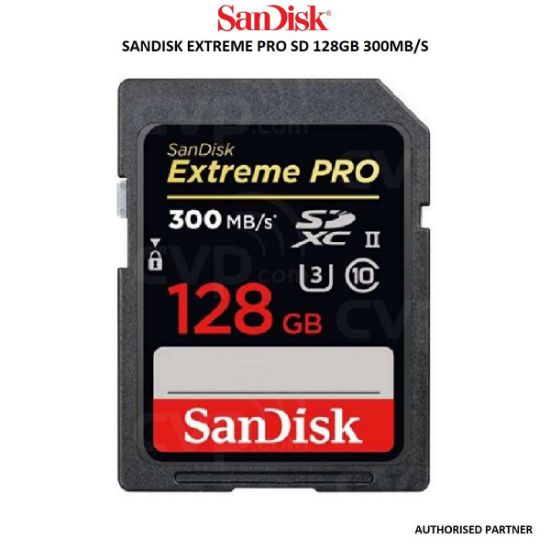 Picture of SanDisk 128GB Extreme PRO UHS-II SDXC Memory Card