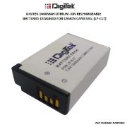 Picture of DIGITEK 1040mAh Lithium-Ion Rechargeable Batteries Designed for Canon Cameras. (LP-E17)