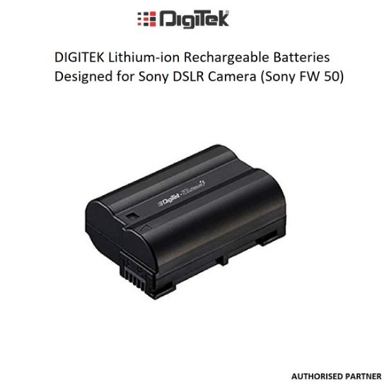 Picture of Digitek Lithium-ion Rechargeable Batteries Designed for Sony DSLR Camera (Sony FW 50)..