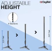 Picture of Digitek Ultra Portable Lightweight Heavy Duty Platinum Monopod with Self Standing Legs (DPMP 172B)