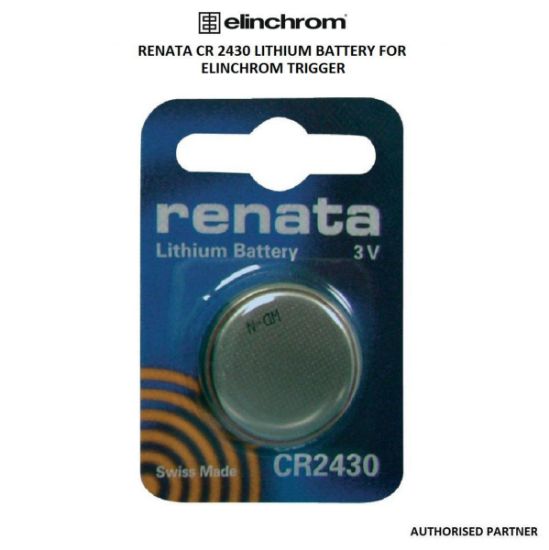 Picture of Renata CR2430 Lithium Button Coin Cell 3V Battery