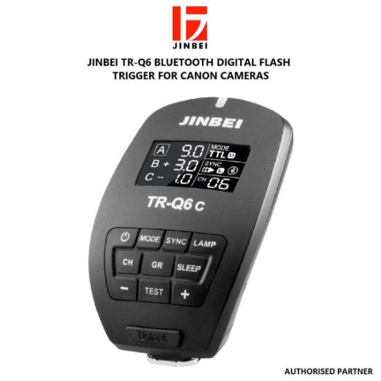 Picture of Jinbei TR-Q6 Bluetooth Digital Flash Trigger for Canon Cameras