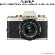 Picture of FUJIFILM X-T100 Mirrorless Digital Camera with 15-45mm Lens (Gold)