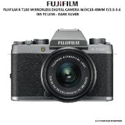 Picture of Fujifilm X-T100 Mirrorless Digital Camera w/XC15-45mmF3.5-5.6 OIS PZ Lens - Dark Silver