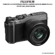 Picture of Fujifilm X-A7 Mirrorless Digital Camera w/XC15-45mm F3.5-5.6 OIS PZ Lens, Dark Silver