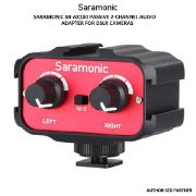 Picture of Saramonic SR-AX100 Passive 2-Channel Audio Adapter for DSLR Cameras