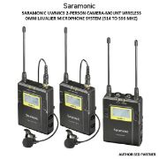 Picture of Saramonic UwMic9 2-Person Camera-Mount Wireless Omni Lavalier Microphone System (TX9 TX9 RX9)