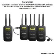 Picture of Saramonic VmicLink5 RX TX TX TX Camera-Mount Digital Wireless Microphone System with Three Bodypack Transmitters and Lavalier Mics (5.8 GHz)