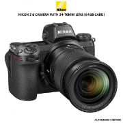 Picture of Nikon Z6 FX-Format Mirrorless Camera Body with 24-70mm Lens   Mount Adapter FTZ