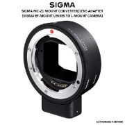 Picture of Sigma MC-21 Mount Converter/Lens Adapter (Sigma EF-Mount Lenses to L-Mount Camera)..