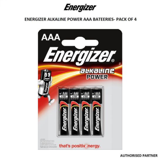 Picture of Energizer Alkaline Power AAA Batteries (4-Pack)…