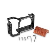 Picture of SmallRig 2097 Camera Cage Kit with Wooden Grip for Sony a6500