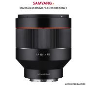 samyang 85mm 1.4 sony