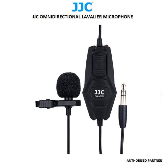 Picture of JJC OMINIDIRECTIONAL LAVSLIER MICROPHONE