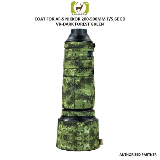 Picture of Coat For AF-S NIKKOR 200-500mm f/5.6E ED VR (DARK FOREST GREEN)