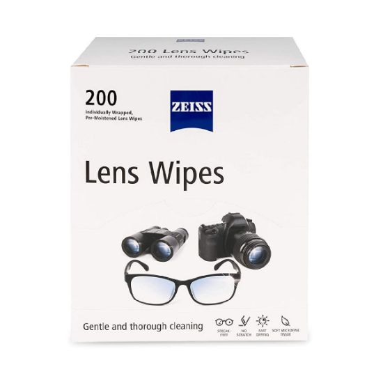 Picture of ZEISS Pre-Moistened Cleaning Cloths (Box of 200).