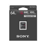 Picture of Sony 64GB G Series XQD Memory Card.