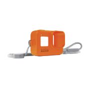 Picture of GoPro Silicone Sleeve and Adjustable Lanyard Kit for GoPro HERO8 (Hyper Orange) AJSST-004