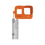 Picture of GoPro Silicone Sleeve and Adjustable Lanyard Kit for GoPro HERO8 (Hyper Orange) AJSST-004