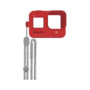 Picture of GoPro Silicone Sleeve and Adjustable Lanyard Kit for GoPro HERO8 (Firecracker Red) AJSST-008