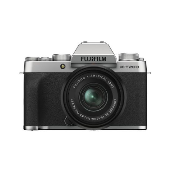 Picture of FUJIFILM X-T200 Mirrorless Digital Camera with 15-45mm Lens (Silver).