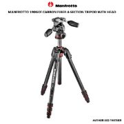 Picture of Manfrotto 190 Go! Carbon Fiber 4-Section Tripod with Head (MK190GOC4TB-BH)