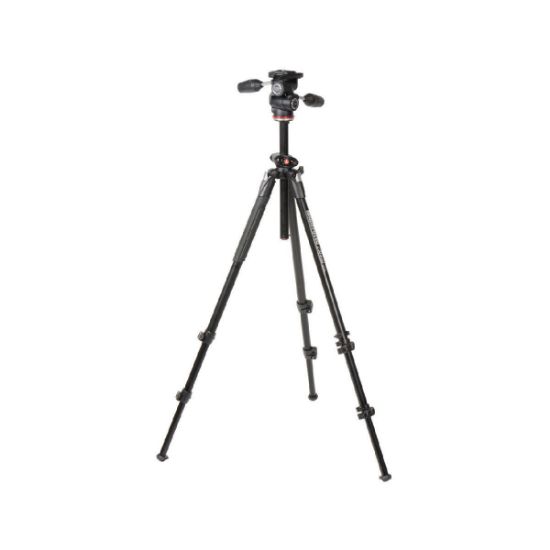 Picture of Manfrotto MK290DUA3-3WUS 290 Dual Aluminum Tripod with 3-Way Pan/Tilt Head