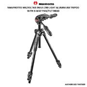 Picture of Manfrotto MK290LTA3-3WUS 290 Light Aluminum Tripod with 3-Way Pan/Tilt Head