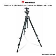 Picture of Manfrotto 294 Carbon Fiber Tripod with 496RC2 Ball Head