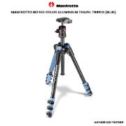 Picture of Manfrotto BeFree Color Aluminum Travel Tripod (Blue)