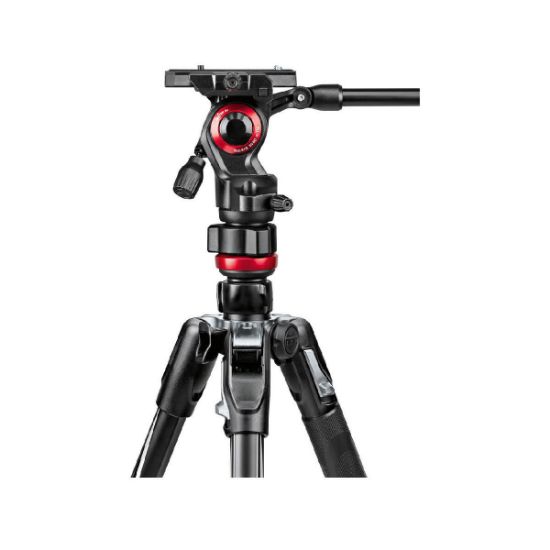 Picture of Manfrotto Befree Live Aluminum Video Tripod Kit with Twist Leg Locks.