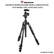 Picture of Manfrotto Befree Advanced Travel Aluminum Tripod with 494 Ball Head (Lever Locks, Black)