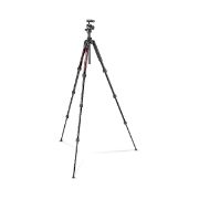 Picture of Manfrotto Befree Advanced Travel Aluminum Tripod with 494 Ball Head (Twist Locks, Red)