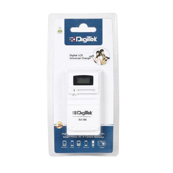 Picture of Digitek DLC 002 Universal Travel Charger for 3.7V Lithium Ion Rechargeable Camera Batteries with USB Output