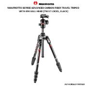 Picture of Manfrotto Befree Advanced Carbon Fiber Travel Tripod with 494 Ball Head (Twist Locks, Black)