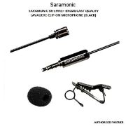 Picture of Saramonic SR-LMX1  Broadcast Quality Lavaliere Clip-on Microphone (Black)