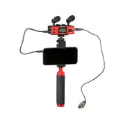 Picture of Saramonic SmartMixer - Audio Mixer/Adapter Kit for iOS/Android with Mics, Device Holder, and Grip