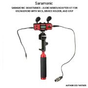 Picture of Saramonic SmartMixer - Audio Mixer/Adapter Kit for iOS/Android with Mics, Device Holder, and Grip