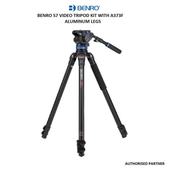 Picture of Benro S7 Video Tripod Kit with A373F Aluminum Legs.