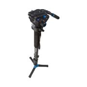 Picture of Benro A48FDS6 Series 4 Aluminum Monopod with 3-Leg Locking Base and S6 Video Head