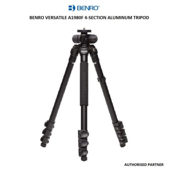 Picture of Benro Versatile A1980F 4-Section Aluminum Tripod