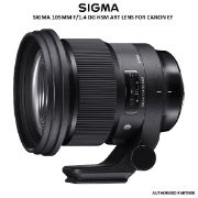 Picture of Sigma 105mm f/1.4 DG HSM Art Lens for Canon EF.