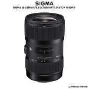 Picture of Sigma 18-35mm f/1.8 DC HSM Art Lens for Nikon F