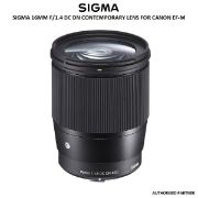 Picture of Sigma 16mm f/1.4 DC DN Contemporary Lens for Canon EF-M