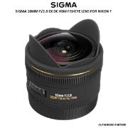 Picture of Sigma 10mm f/2.8 EX DC HSM Fisheye Lens for NIKON F