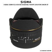 Picture of Sigma 15mm f/2.8 EX DG Diagonal Fisheye Lens for Canon EF