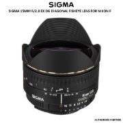 Picture of Sigma 15mm f/2.8 EX DG Diagonal Fisheye Lens for Nikon F