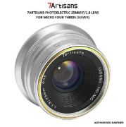 Picture of 7artisans Photoelectric 25mm f/1.8 Lens for Micro Four Thirds (Silver)