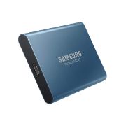 Picture of Samsung T5 500GB USB 3.1 Gen 2 (10Gbps, Type-C) External Solid State Drive (Portable SSD) Alluring Blue